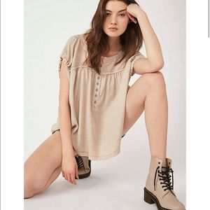 Free People Relaxed Top S NWT